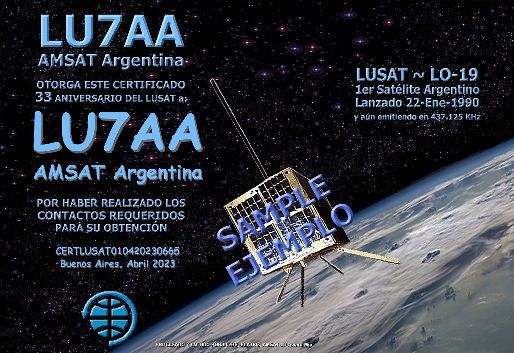 QSL 33 aniversario conmemorativa