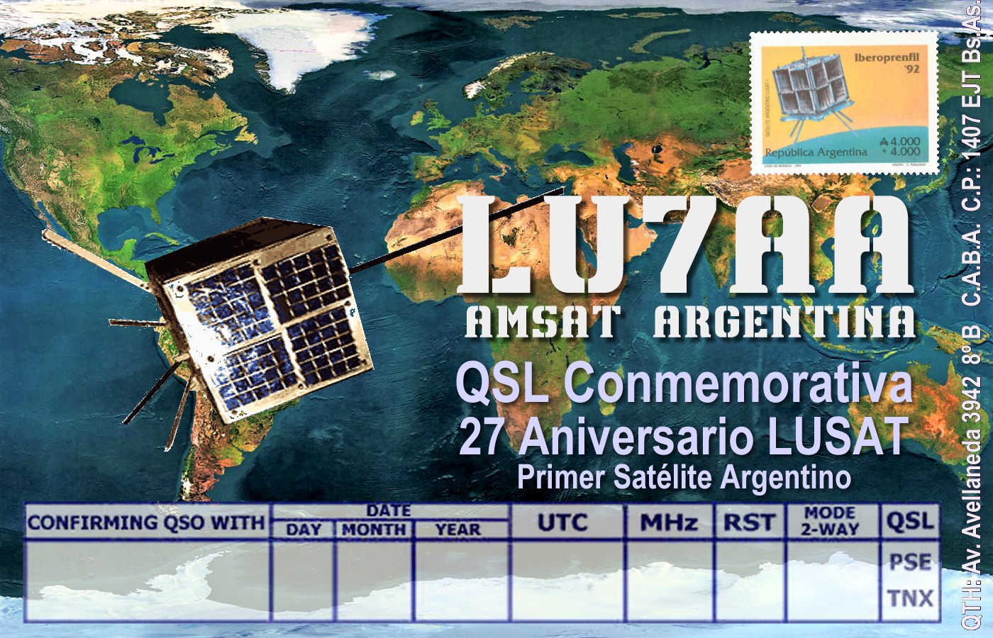 QSL 27 aniversario conmemorativa en preparacion