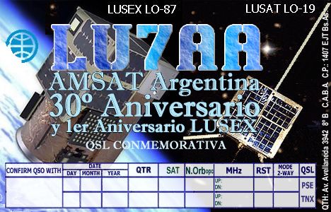 QSL 30 aniversario conmemorativa