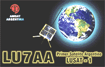 QSL Especial 19 Aniversario del LUSAT-1